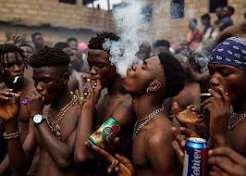 Teenager interviewed by Africa Health Report discussing underage alcohol consumption in Abuja.