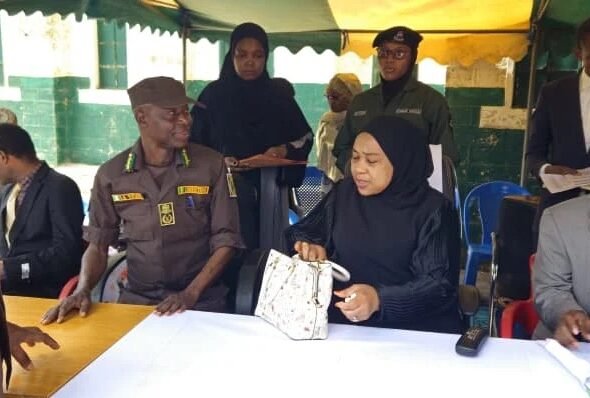 Kano Chief Judge conducts a jail delivery exercise at a custodial centre.