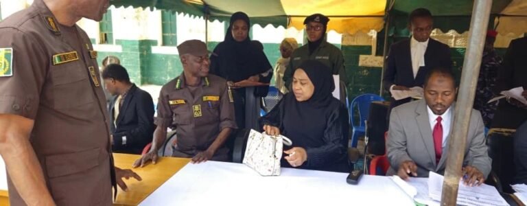 Kano Chief Judge conducts a jail delivery exercise at a custodial centre.