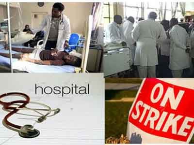 Resident doctors during hospital rounds.
