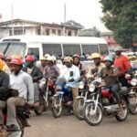 Commercial motorcycle riders in Lafia, Nasarawa State