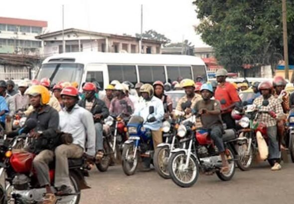 Commercial motorcycle riders in Lafia, Nasarawa State