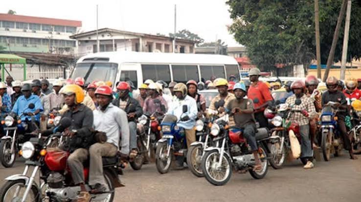 Commercial motorcycle riders in Lafia, Nasarawa State