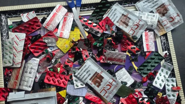 Drugs seized by the police