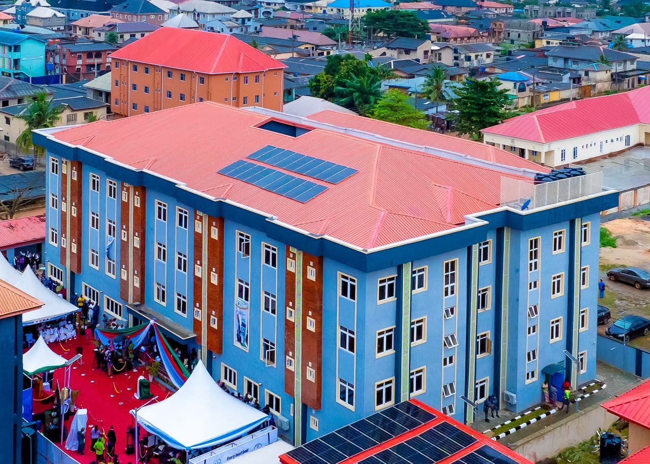 Newly commissioned hostel facilities for student nurses at Lagos State College of Nursing, Igando