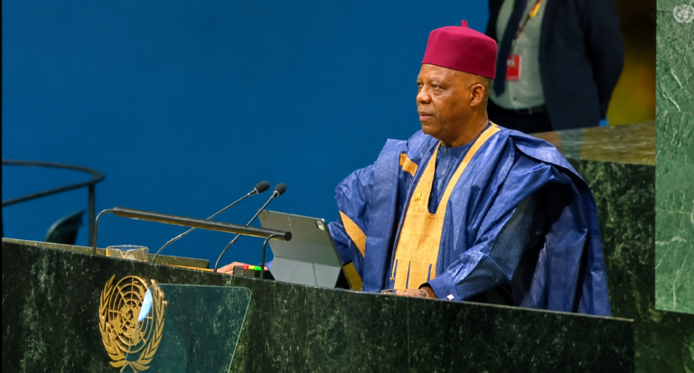 Vice-President Kashim Shettima delivers Nigeria’s national statement at the 81st UN General Assembly.