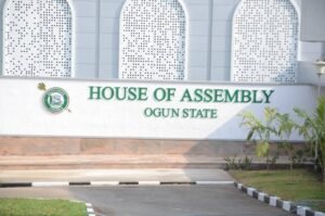 Ogun State House of Assembly during plenary in Abeokuta.