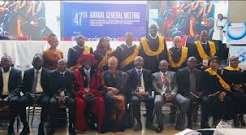 EMSON President Andrew Uloko speaks on diabetes care in Nigeria at a conference in Abuja.