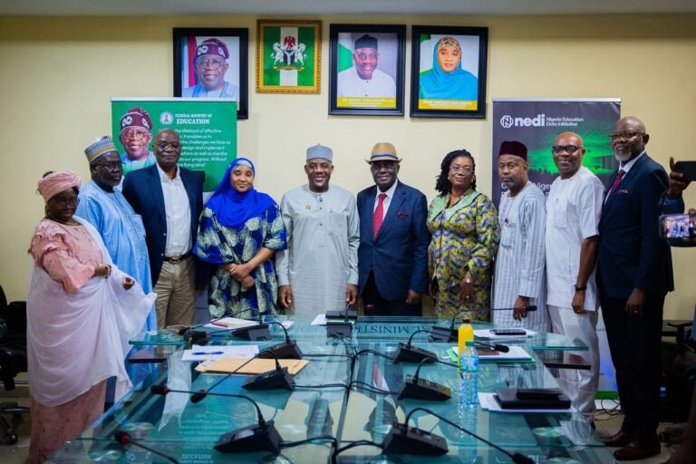 Education Minister Dr Maruf Tunji Alausa addresses stakeholders on the national tertiary institutions ranking initiative in Abuja.