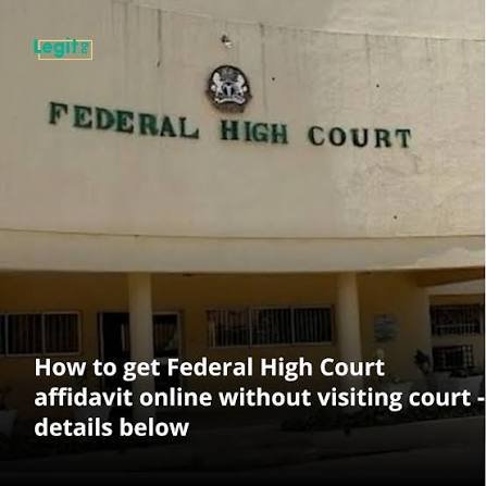 Federal High Court e-Affidavit Portal for online affidavit applications