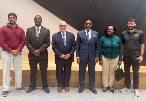 Education Minister Tunji Alausa tours Harrisburg University STEM facilities in the United States
