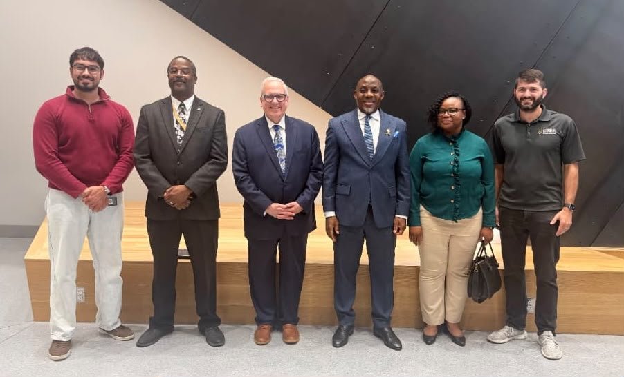 Education Minister Tunji Alausa tours Harrisburg University STEM facilities in the United States