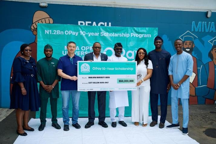 OPay scholarship programme, Nigerian scholarships, OPay education initiative, Miva Open University, student funding Nigeria, tertiary education
