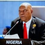 Vice President Kashim Shettima speaks at the Africa Minerals Strategy Group roundtable in New York