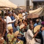 Crowd at a mass gathering exposed to extreme heat