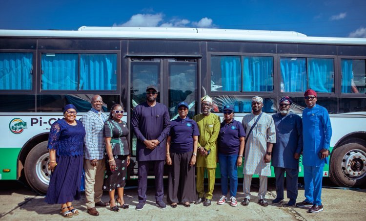 CNG bus delivered to Lagos under Federal Government cleaner transport initiative