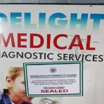 Health facility sealed by Rivers State authorities during an inspection targeting alleged medical quackery.