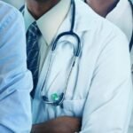 Doctors provide care in a hospital as the NMA raises concerns over the declining medical workforce in Ondo State.