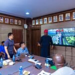 Minister of Aviation, Festus Keyamo and the engineering team