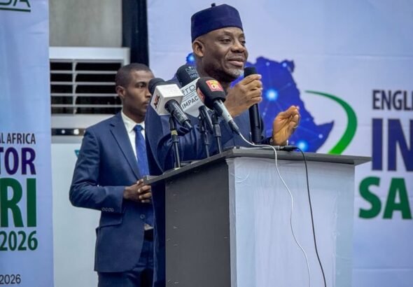 Education Minister Maruf Tunji Alausa speaking about digital skills and education reforms in Nigeria.
