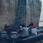 A boat on the waterways of Kula Kingdom in Rivers State.
