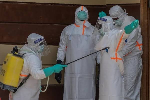 Anambra State health officials discussing Ebola surveillance and emergency preparedness.