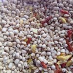Beans and agricultural chemicals illustrating NAFDAC’s warning about pesticide