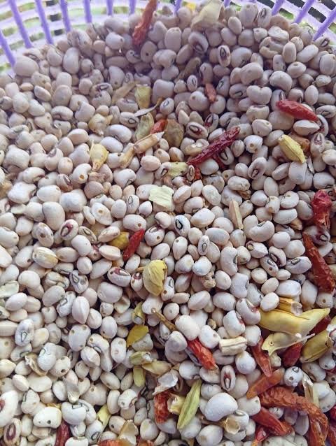 Beans and agricultural chemicals illustrating NAFDAC’s warning about pesticide