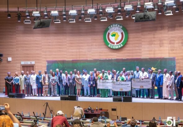 Young entrepreneurs at the ECOWAS Startup Awards in Abuja, Nigeria