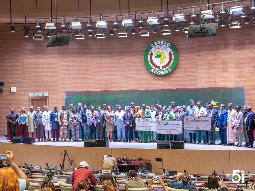 Young entrepreneurs at the ECOWAS Startup Awards in Abuja, Nigeria