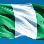 Nigeria's Green-White-Green flag flying during the country's 66th Independence anniversary