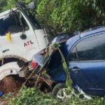 FRSC officials respond to a multiple-vehicle crash on the Hawan Kibo-Jos route in Plateau State