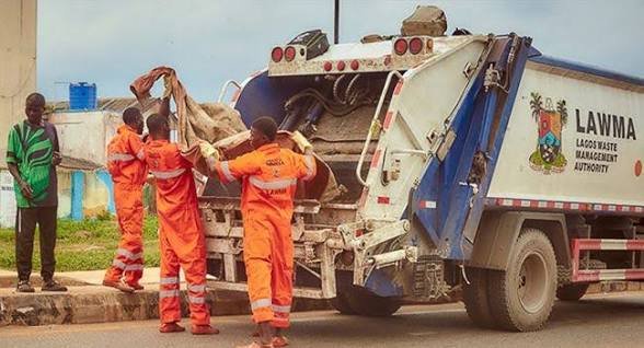 LAWMA waste management operations in Lagos