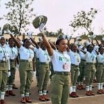 Nigerian NYSC corps members in khaki uniforms during national service