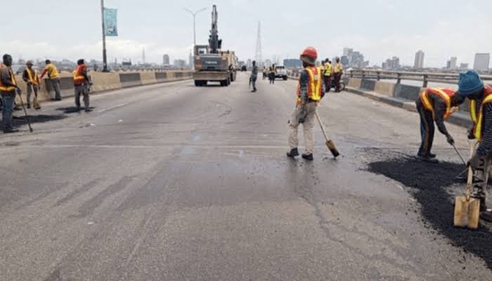 Independence Bridge in Lagos ahead of scheduled asphalt repairs and weekend traffic diversions.