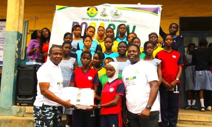 Police officers sensitise schoolgirls in Abeokuta on child marriage, personal safety and girls' rights.