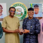 Ogun State Governor Dapo Abiodun with NNPC officials during OKLNG discussions