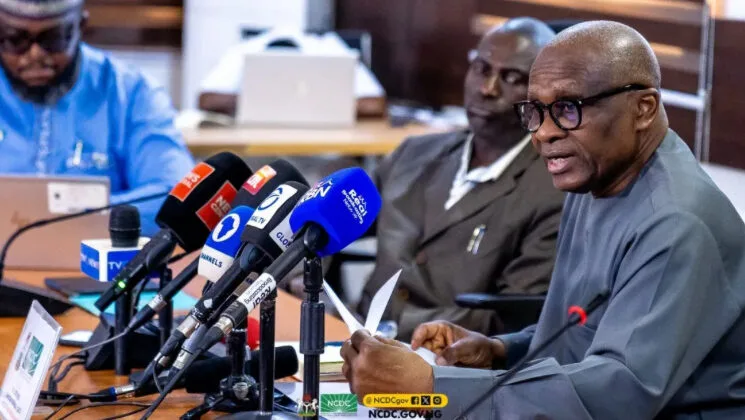 Public health officials conduct Ebola surveillance and contact tracing in Nigeria.