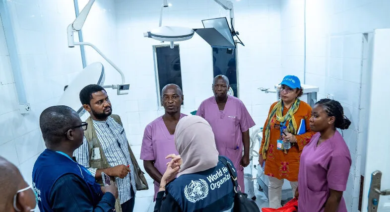 Health authorities assess Ebola treatment and case management readiness at the University of Abuja Teaching Hospital.