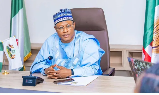 Kaduna State Governor Uba Sani during an official engagement.