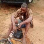 NSCDC officers arrest a suspect over alleged telecommunications mast vandalism in Anambra