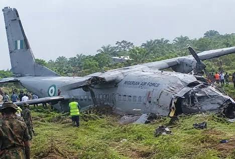 Nigerian Air Force NAF 931 aircraft crash in Igbokoda Ondo State