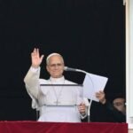Pope Leo XIV appears before worshippers in St Peter’s Square following reported lung surgery.