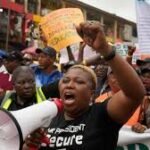 Public servants begin a three-day warning strike over economic hardship in Nigeria