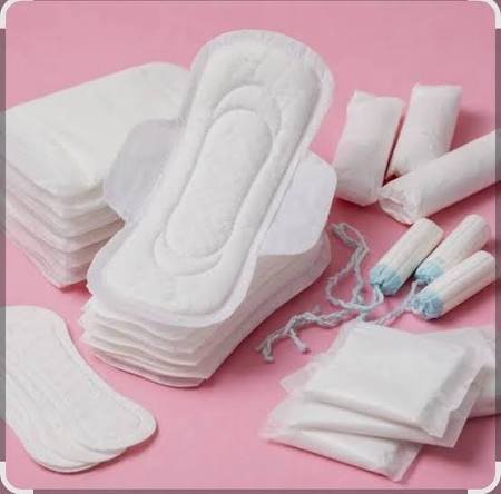 Sanitary pads displayed in packaging as Nigerian women demand clearer information about ingredients and chemical safety.
